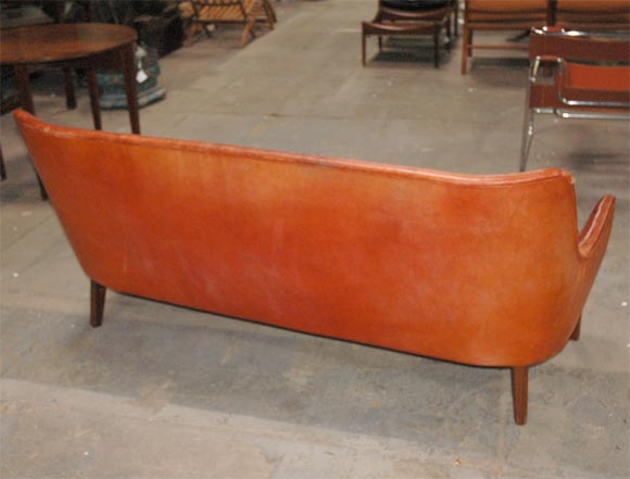 Leather Sofa made by Ivan Schlecter for Arne Vodder 4