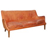Leather Sofa made by Ivan Schlecter for Arne Vodder