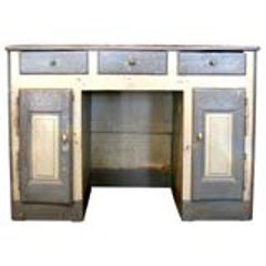Small Leather Topped Desk 9