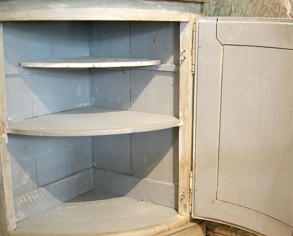 French PAIR CORNER CUPBOARDS
