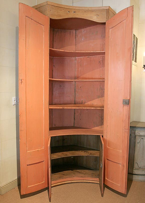 French Corner Cupboard For Sale