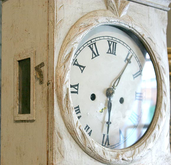 Wood Early 19th Century Danish Tall Case Clock