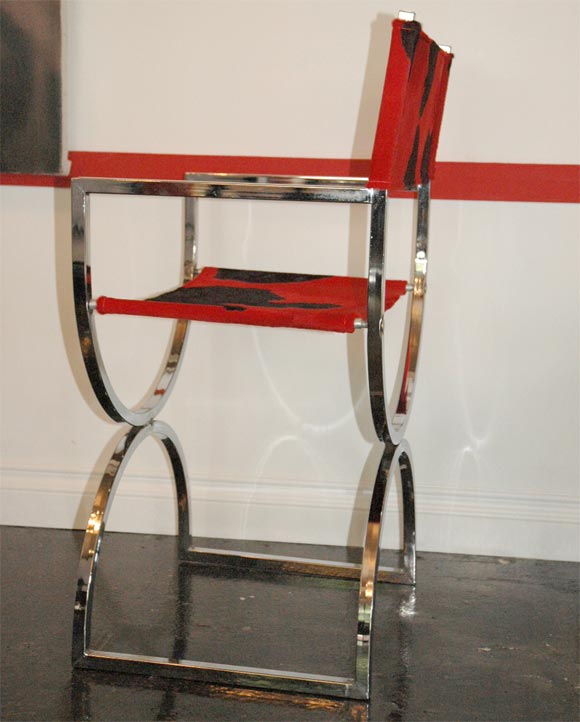Red Pony Hide Directors Chairs 1