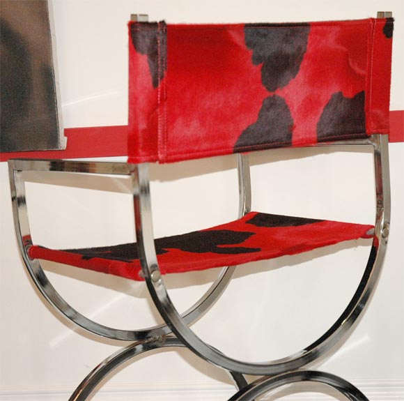 Red Pony Hide Directors Chairs 4