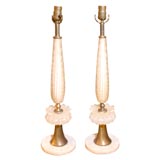 Pair of Murano Glass Lamps