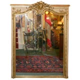 Antique French Over-Mantel Mirror