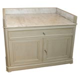 Antique Buffet / Server with Marble Top