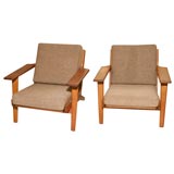 Hans J. Wegner Pair of Armchairs Hans J. Wegner Pair of Armchairs