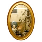 GIlt Oval Mirror