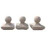 Pair of Large Ball Finials