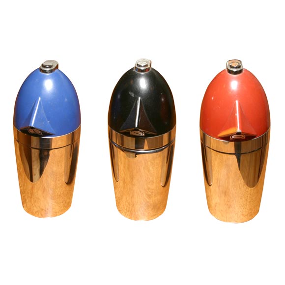 Norman Bel Geddes "Soda King" Syphon Bottles