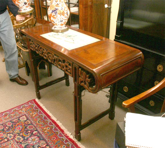 Chinese rosewood altar table.