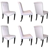 EDWARD WORMLEY SET OF 6 DINING CHAIRS