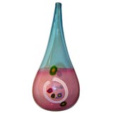 Hand-Blown Vase with Murrhines and Zanfirico by Anzolo Fuga
