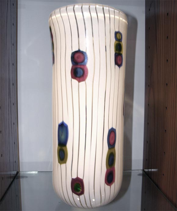 Vase with Murrhines designed by Anzolo Fuga for A.V.E.M.