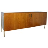 Beautifullly Crafted Credenza in Teak designed by Harvey Probber