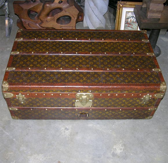 Louis Vuitton Steamer Trunk In Good Condition In New York, NY