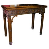 Late 18th Century Chinese Chippendale Card Table