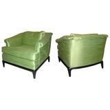 Pair of Curved Arm Chairs by Maurice Bailey for Monteverdi Young