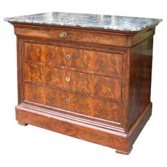 Antique French  Marble Top Chest