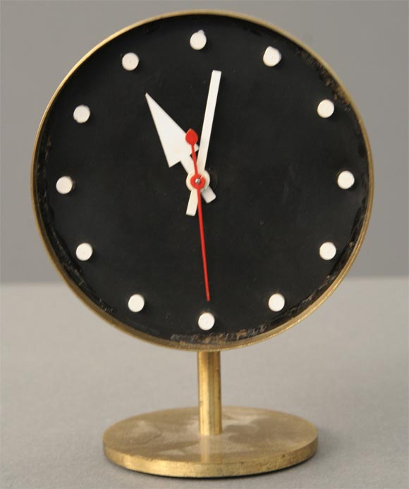 American George Nelson Table Clock For Howard Miller