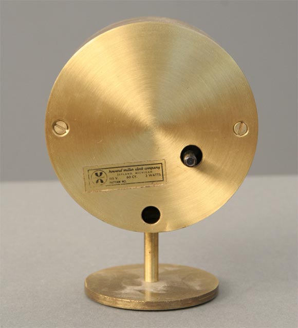 Mid-20th Century George Nelson Table Clock For Howard Miller