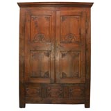 Antique French Oak Armoire