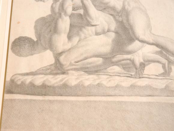 An Italian Charcoal Drawing, Circa 1755 3
