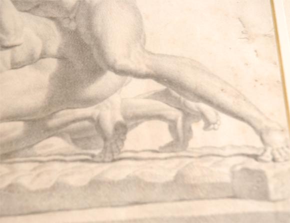An Italian Charcoal Drawing, Circa 1755 4