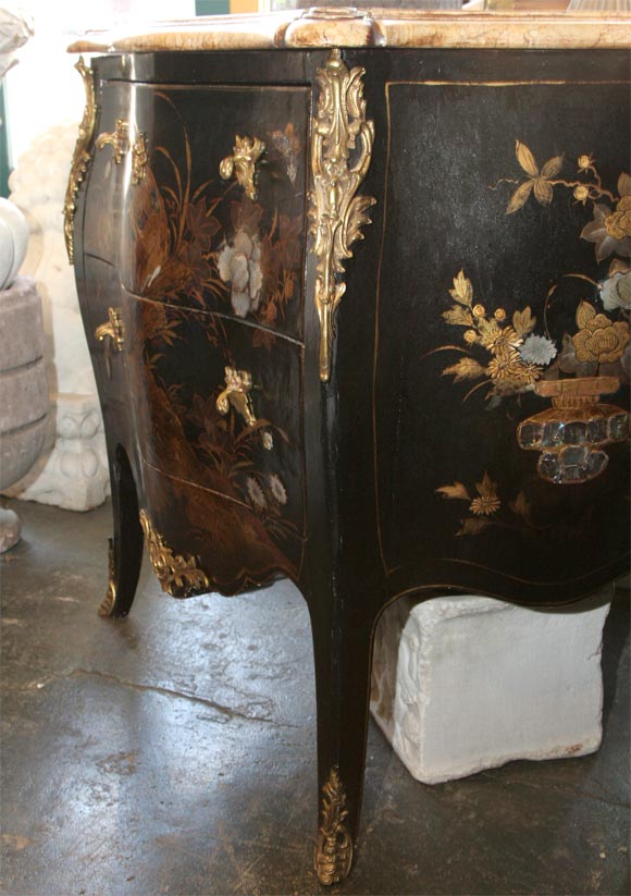 19th Century Late 18th / Early 19th Cent. French Chinoiserie Commode