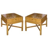 Pair of Oak Side Tables