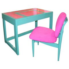 Retro Writing Table & Chair by Paul Laszlo