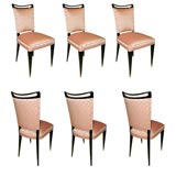 Six French Dinning Chairs