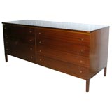 Paul McCobb dark mahogany 8 drawer dresser, mfg. Calvin