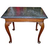 19th Century Irish Mahogany Marble Topped Console Table