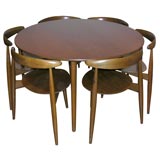 Hans Wegner  Dining Table and Chair Set