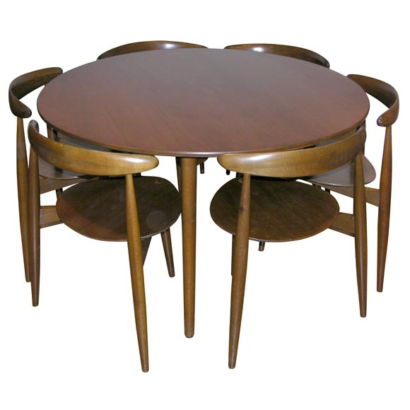 Hans Wegner  Dining Table and Chair Set