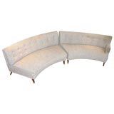 Two-piece Curved Sofa