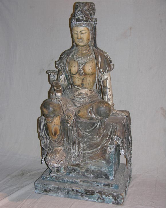 Impressive Antique Buddhist Sculpture