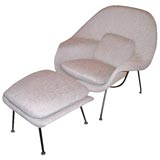 Aero Saarinen Womb Chair with Ottoman