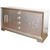 Spectacular silver leafed sideboard