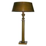 Neoclassical Bronze Table Lamp by Andre Arbus