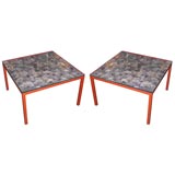 Pair of Shell Top Coffee Tables by Tony Duquette