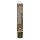 Tommi Parzinger wall mirror brass sconce planter. 2