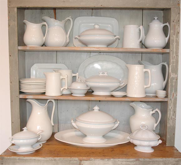 19THC ASSORTED IRONSTONE DISHES