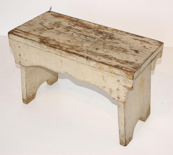 19THC MILKING BENCH/CHILDS BENCH