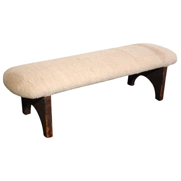 19THC PRAYER BENCH FROM NEW ENGLAND