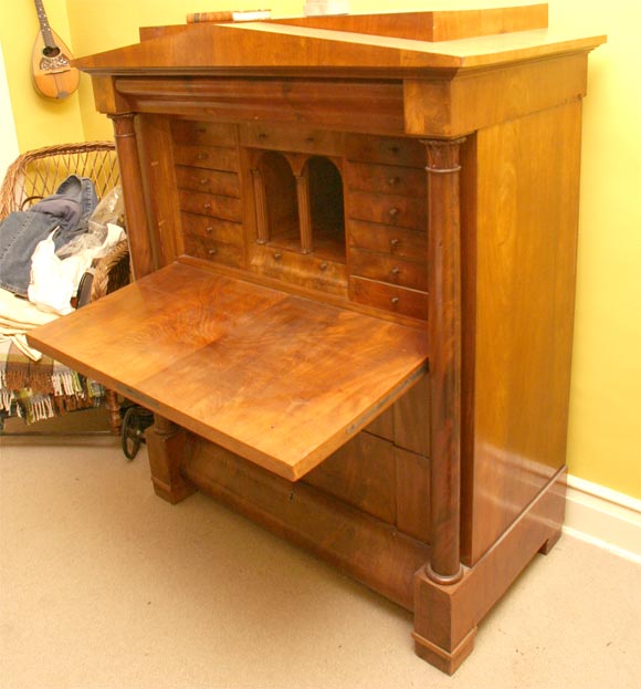 Danish Biedermeier Secretary Abattant
