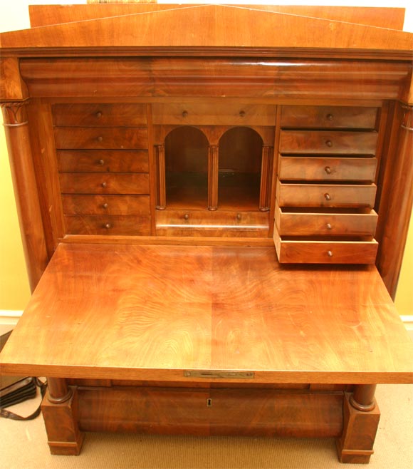 Biedermeier Secretary Abattant 1