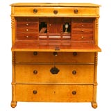 Antique Swedish Painted Secretary Abattant